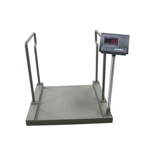 China Stainless Steel Hospital Wheelchair Floor Weighing Scale Heavy Duty 300-2000 Kg supplier
