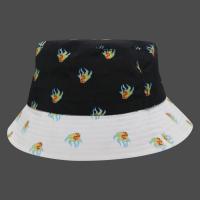 China New arrival fashion Custom high quality sublimation pattern with small tag spring summer fishing bucket hat/cap on sale