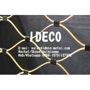 China Architectural Facade Wire CableNet,Stainless Steel Mesh X-TEND Coloured, Decorative Wire Rope Mesh Colored wholesale