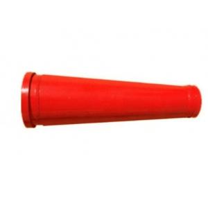 China 0161071C3000 Concrete Pump Reducer Pipe 20Mn Red Concrete Pump Tube supplier