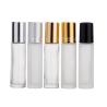 China Bouteilles en verre faciles 4ml - 10ml Frost d'huile essentielle de recharge clair pour l'emballage cosmétique wholesale