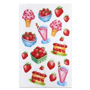 China Risco feito sob encomenda e para aspirar etiquetas decorativas do cheiro autoadesivo Scented do alimento das etiquetas supplier