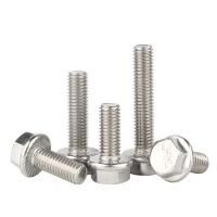 China M5-M100 Mechanical Flange Screw with Galvanized Outer Hexagon and Anti-Skid Surface on sale