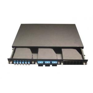 19inch Rack Mounted MPO Patch Panel , 3pcs MPO Casstte Module
