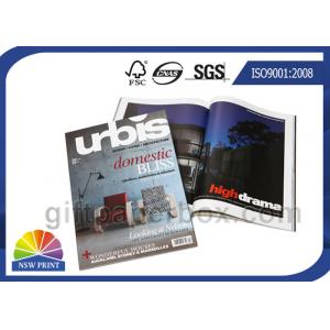 Professional Glossy Magazine / Brochure Printing Service With Art Paper Or Fancy Paper