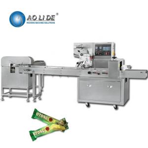 China Automatic Grade Pouch Horizontal Flow Wrapper / Film Popsicle Packaging Machine supplier