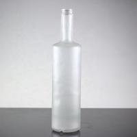 China 750ml Industrial Frosted Glass Vodka Bottle for Maunfacture and Trading on sale