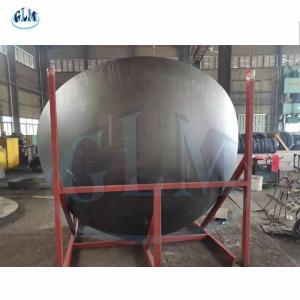 SS304 3mm Spherical Heads Ductile End Trench Cover 100mm Ellipsoidal Metal Tank
