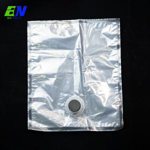 China 5L Easy Fill Bag In Box Refill Metal Free Moisture Proof Bag In Box For Red Wine water packaging supplier