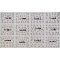 China Nail Art Stickers,Nail Art Decals, Water Slide Nail Stickers, (TJ01-12 pink gold) on sale