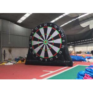 Safety Inflatable Soccer Dart Board With Balls / Inflatable Football Target