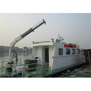 China Hydraulic Marine Davit Crane 0.98T 5M Telescopic Boom Overload Protection wholesale