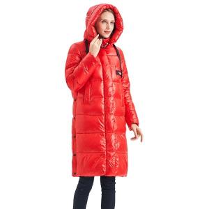 Hot Selling Cheap Custom FODARLLOY 2022 Winter New Korean Style Long Cotton-padded Coat