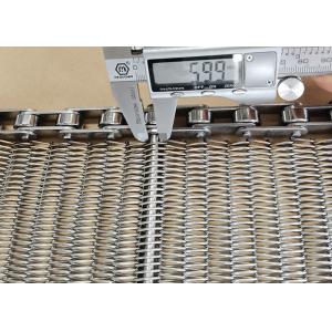 Heat Resistance Stainless Steel Spiral Wire Chain Link Balance Weave Mesh Conveyor Belt For Baking Drying Washing Frying