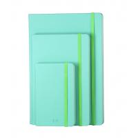 China 500pcs MOQ Macaron Skin Hardcover Notebook With White Inner Pages For Business on sale