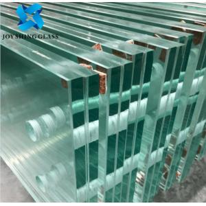 China Dining Table Tempered Laminated Glass Sheets 6.38mm-100mm Stainless Steel Frame supplier