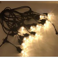 China Durable 48 ft outdoor flexible led Light string Hanging E27 E26 Sockets waterproof belt clip Patio Lights on sale