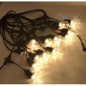 Durable 48 ft outdoor flexible led Light string Hanging E27 E26 Sockets waterproof belt clip Patio Lights