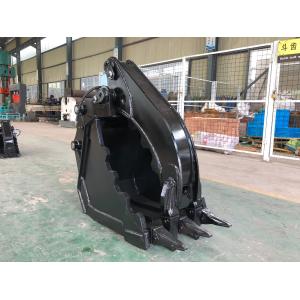 Q345B Excavator Hydraulic Thumb , Graptor Bucket For CAT320