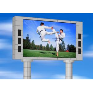 SMD3535 outdoor Led Message Board , P10mm Waterproof Led Curtain Video Wall