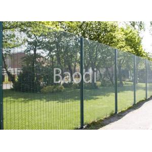 China 3 X 0.5 Anti Burglar Fence For Water Treatment Works , Plastic Coated Wire Fencing Panels supplier