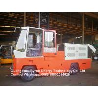 China Red Road Construction Machinery Diesel Engine Side Load Fork Lift For Wood Pipe Long Goods Transport on sale