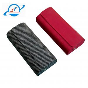 Scratchproof Hand Made Foldable Eyeglass Case Customized Size Color