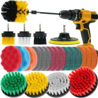 China 25 Pcs Drill Brush Power Cleaning For Bathroom Surfaces Tub Car on sale