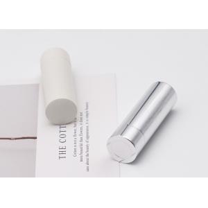 Snap Gloss Lipstick Tube Aluminum Empty Shiny Silver 3.5g