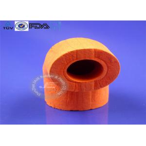 China Red OEM Molded Silicone Parts New Design Open Cell Foam Tube Type supplier
