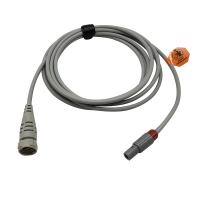 China IBP Male 5 Pin Invasive Blood Pressure Cable To Argon Transducer on sale