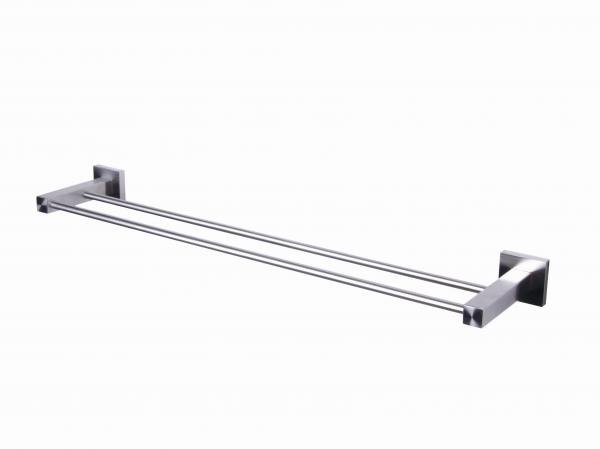 Hotel Style Towel Shelf Bathroom Hardware Collections , Double Rods