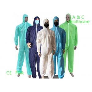 Waterproof Disposable Patient Gown Short Sleeve PP SMS SMMS SMMMS Material