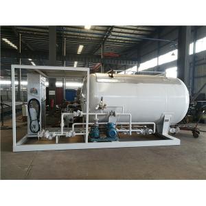 China LPG Propane Butane Gas Tank , Q345R Carbon Steel Gas Filling Plant With Dispenser supplier