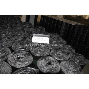 China Black Bitumen Self Adhesive Waterproof Rubber Roofing Membrane Length 10-7.5m supplier