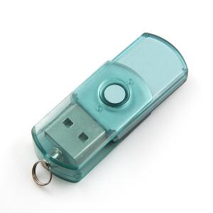 China Transparent Case Twist USB Drive 2.0 3.0 256GB memory stick ROSH approved supplier