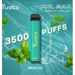 2023 New Release High Quality Customized Logo Yuoto 3500 Puff Disposable Vape Nut Bars Taste