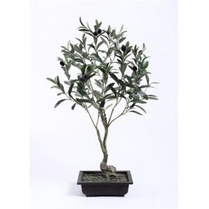 Faux Ornamental Olive Tree Maintenance Free 80cm Perfect Fit Waterproof