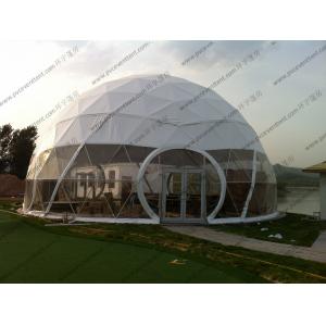 China Large Aluminium Geodesic Dome Tent PVC Professional Easy Transportation Trouble Free supplier