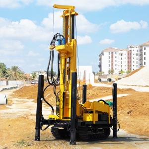 260m Depth Crawler Water Well Drilling Rig Machine Pneumatic Borehole Drilling Rig