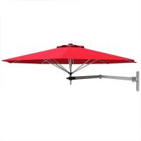 China 8FT / 10FT Wall Mounted Cantilever Sun Umbrella With Adjustable Pole on sale