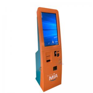 Linux Android OS Self Pay Kiosk Electric Bill Payment Machine 450cd/m2