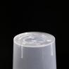 China 1000ML PP Plastic Cup With Flat / Dome Lid For Cold Drinks Boba Tea wholesale