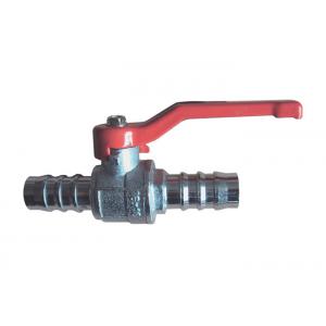 China Zinc Alloy Fluid Control Ball Valve Die Cast Rough Chrome Plated Finish supplier