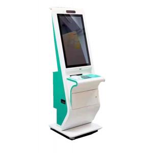 Airport Self service check-in kiosk with passport scanner for healthcare and hotel