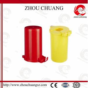 China ZC-M31 Polystyrene Plastic Gas Cylinder Lockout, One Padlock Can Be Applied supplier