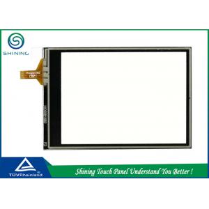 China Transparent Resistive Touch Panel 4 Wire For GPS / Navigation / Rearview Mirror Camera supplier