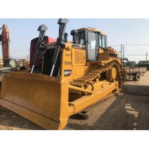 China New paint Used CAT D7H Bulldozer for sale 3 shanks ripper CAT 3306T Engine supplier