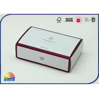 China 382g Silver Paper Box Custom Folding Carton Packaging For Cosmetics on sale