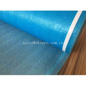China Customized Blue High Absorbent Rubber Sheet Roll EPE Foam Sheet REACH / SGS supplier